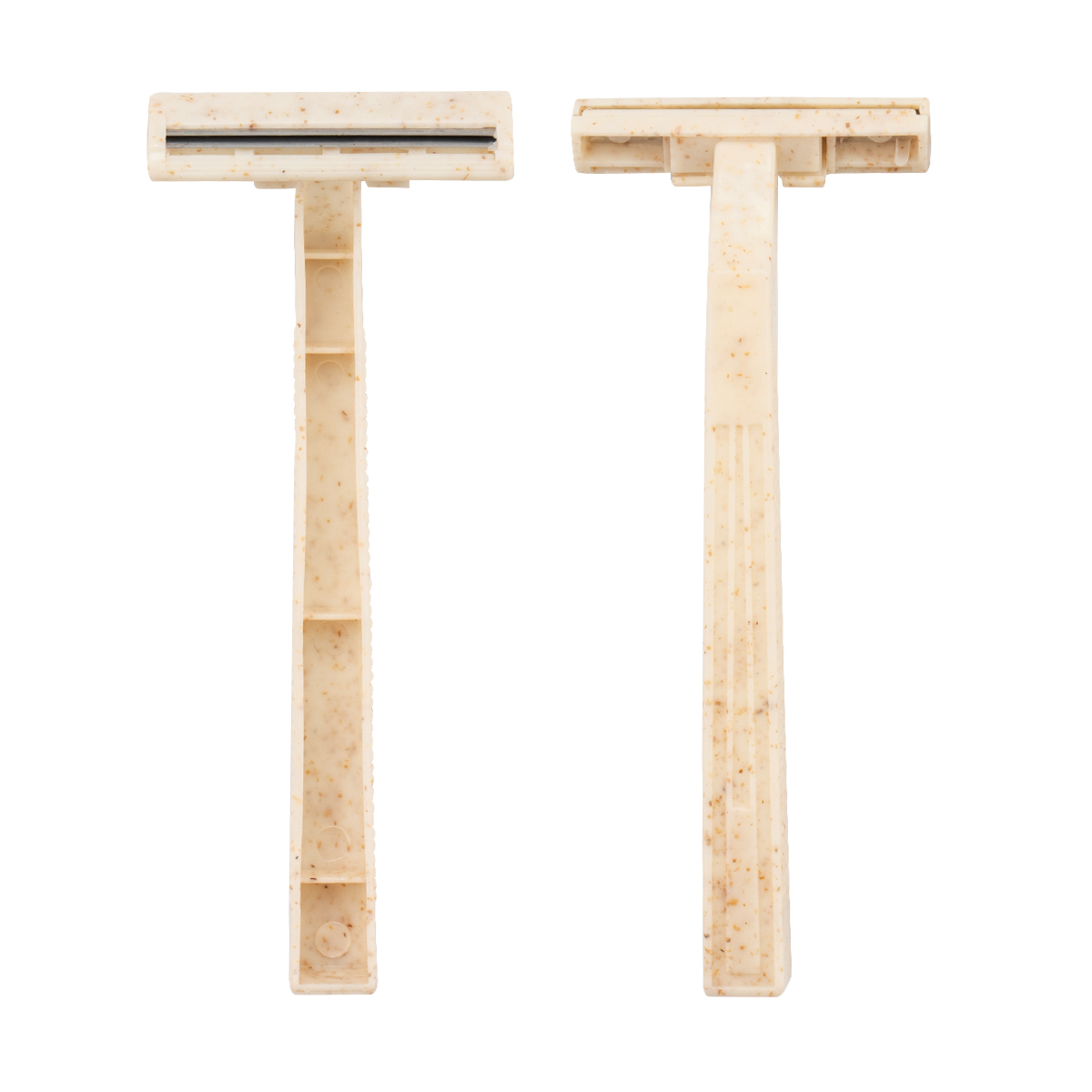 CX-T02M القمح القابلة لإعادة التدوير قش Twin Blade Men Razor